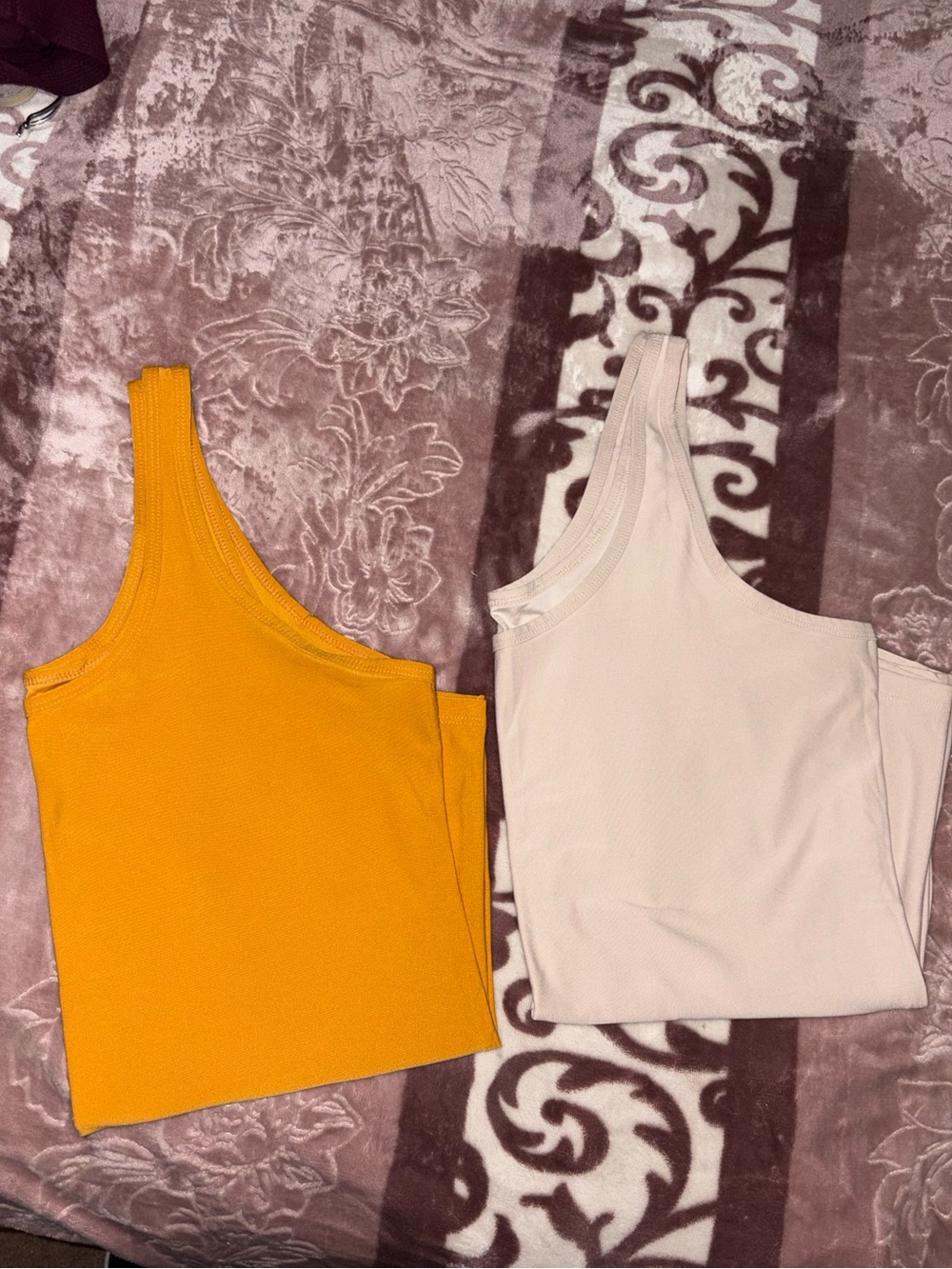 No Boundaries Tank Top - Yellow & Cream Set